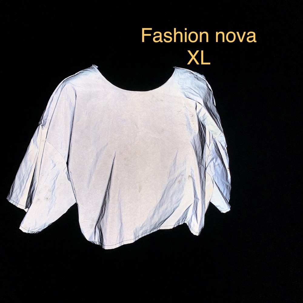 Reflective crop top